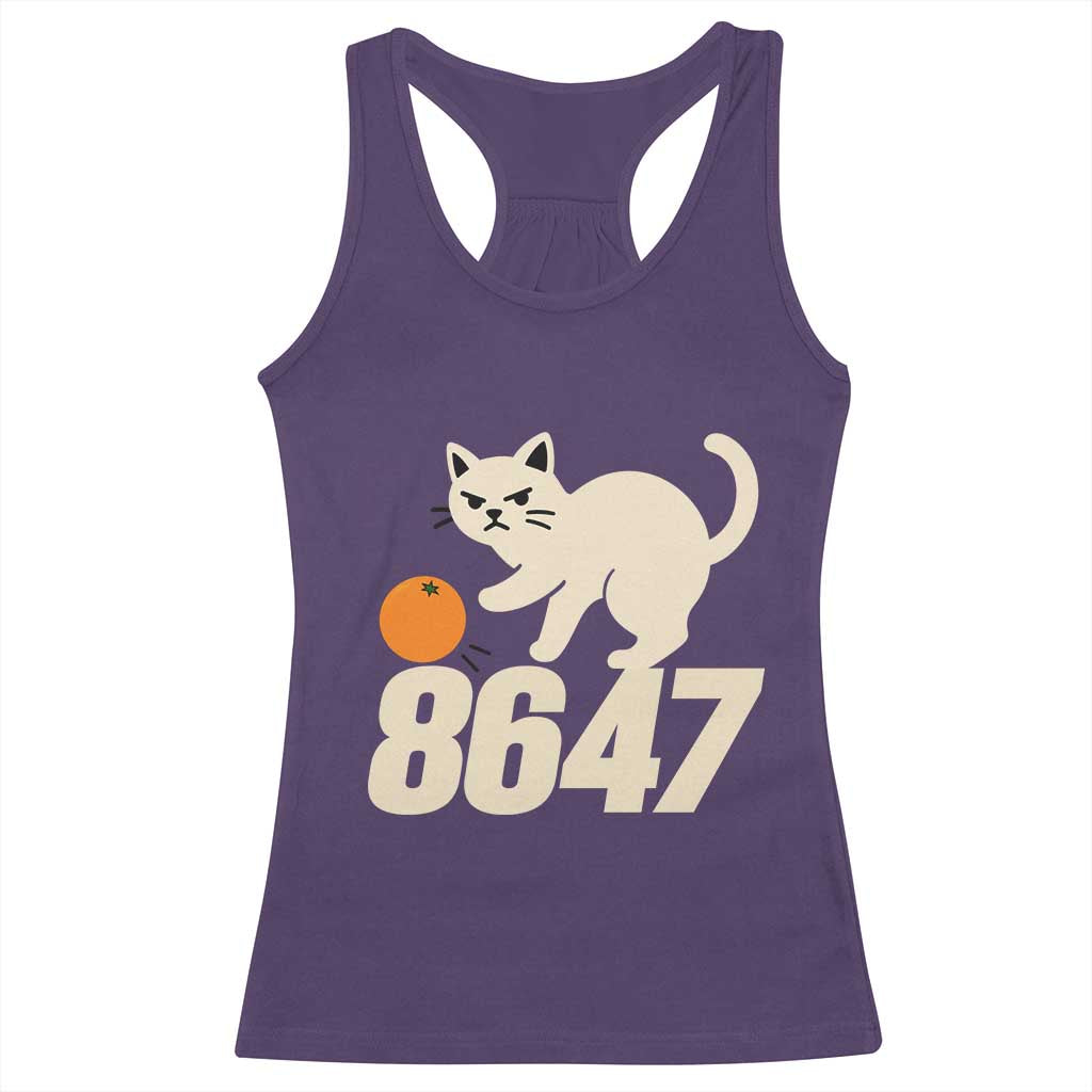 8647 FDT Racerback Tank Top Funny Cat Political Meme