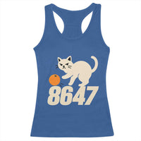 8647 FDT Racerback Tank Top Funny Cat Political Meme