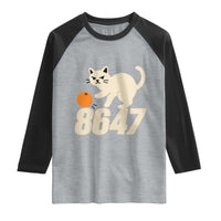 8647 FDT Raglan Shirt Funny Cat Political Meme