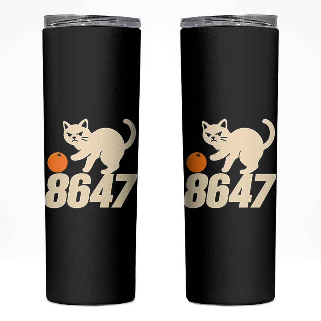 8647 FDT Skinny Tumbler Funny Cat Political Meme