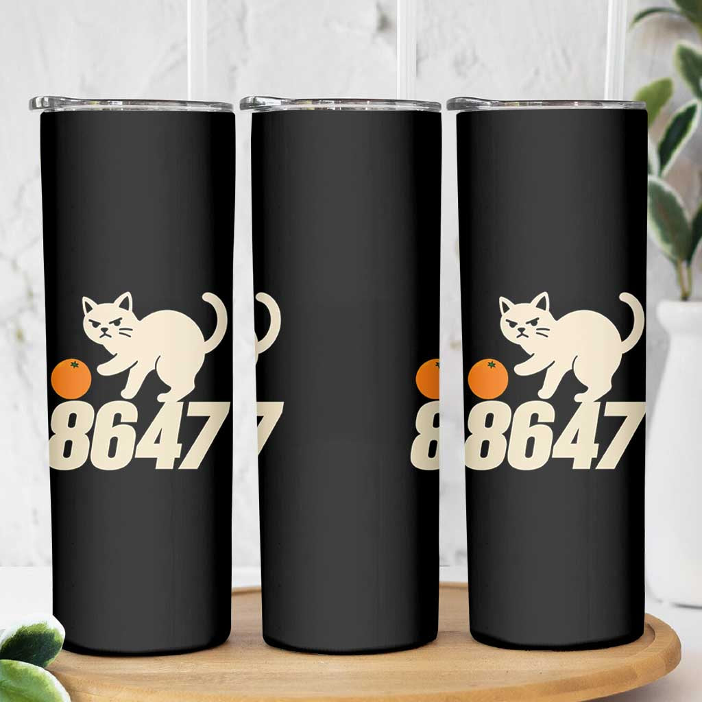 8647 FDT Skinny Tumbler Funny Cat Political Meme