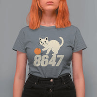 8647 FDT T Shirt For Women Funny Cat Political Meme