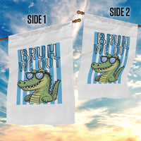 Bruh We Out Alligator Garden Flag Last Day of School Teacher