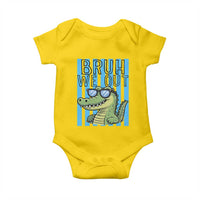Bruh We Out Alligator Baby Onesie Last Day of School Teacher