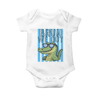 Bruh We Out Alligator Baby Onesie Last Day of School Teacher