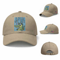 Bruh We Out Alligator Baseball Cap Last Day of School Teacher
