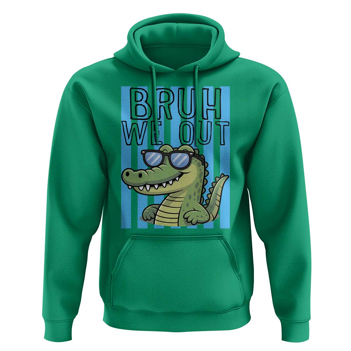 Bruh We Out Alligator Hoodie Last Day of School Teacher