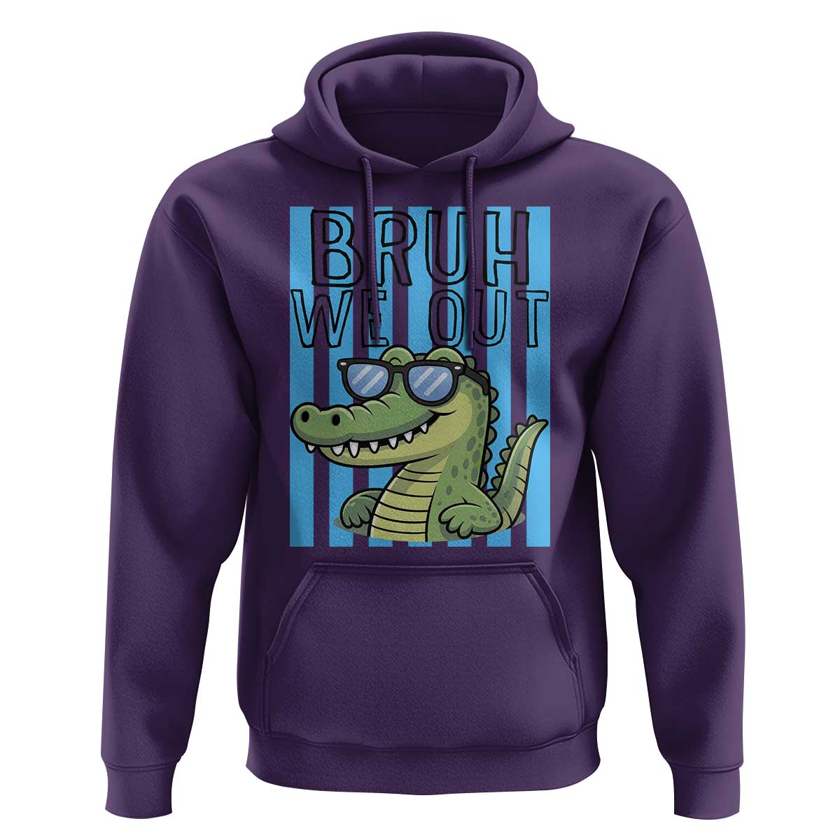 Bruh We Out Alligator Hoodie Last Day of School Teacher