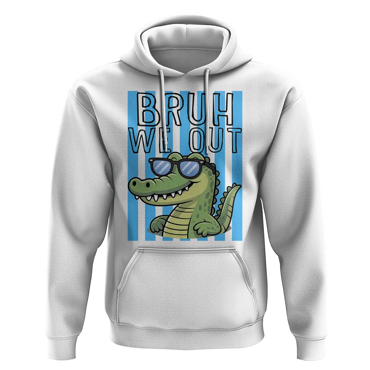 Bruh We Out Alligator Hoodie Last Day of School Teacher