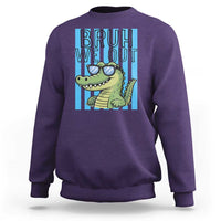 Bruh We Out Alligator Sweatshirt Last Day of School Teacher