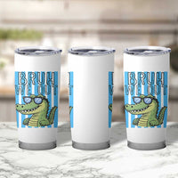 Bruh We Out Alligator Tumbler Cup Last Day of School Teacher