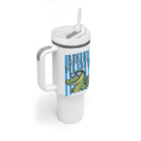 Bruh We Out Alligator Tumbler With Handle Last Day of School Teacher