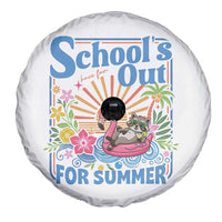 School's Out For Summer Spare Tire Cover Funny Raccoon Last Day of School Teacher