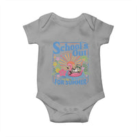 School's Out For Summer Baby Onesie Funny Raccoon Last Day of School Teacher