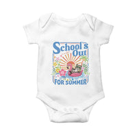 School's Out For Summer Baby Onesie Funny Raccoon Last Day of School Teacher