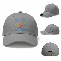 School's Out For Summer Baseball Cap Funny Raccoon Last Day of School Teacher