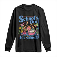 School's Out For Summer Long Sleeve Shirt Funny Raccoon Last Day of School Teacher