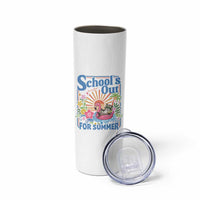 School's Out For Summer Skinny Tumbler Funny Raccoon Last Day of School Teacher