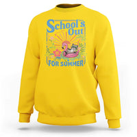 School's Out For Summer Sweatshirt Funny Raccoon Last Day of School Teacher