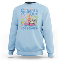 School's Out For Summer Sweatshirt Funny Raccoon Last Day of School Teacher