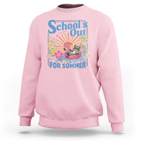 School's Out For Summer Sweatshirt Funny Raccoon Last Day of School Teacher