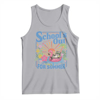 School's Out For Summer Tank Top Funny Raccoon Last Day of School Teacher