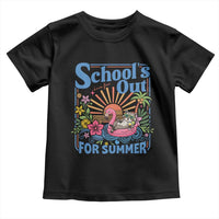 School's Out For Summer Toddler T Shirt Funny Raccoon Last Day of School Teacher