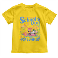 School's Out For Summer Toddler T Shirt Funny Raccoon Last Day of School Teacher