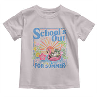 School's Out For Summer Toddler T Shirt Funny Raccoon Last Day of School Teacher
