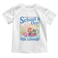 School's Out For Summer Toddler T Shirt Funny Raccoon Last Day of School Teacher