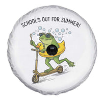 School's Out For Summer Spare Tire Cover Funny Frog Last Day of School Teacher