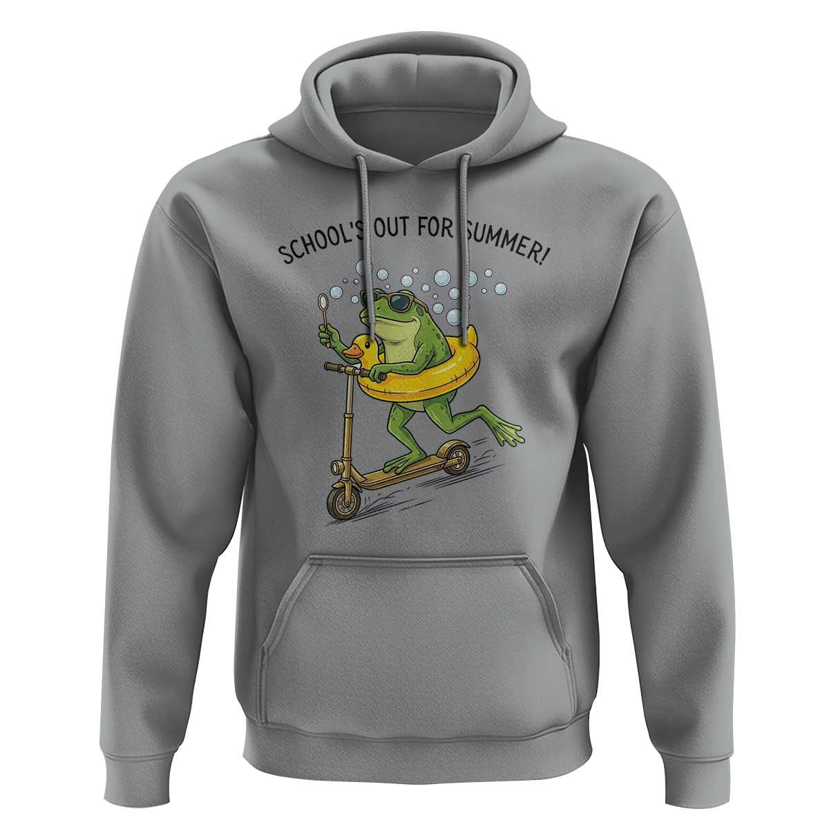 School's Out For Summer Hoodie Funny Frog Last Day of School Teacher