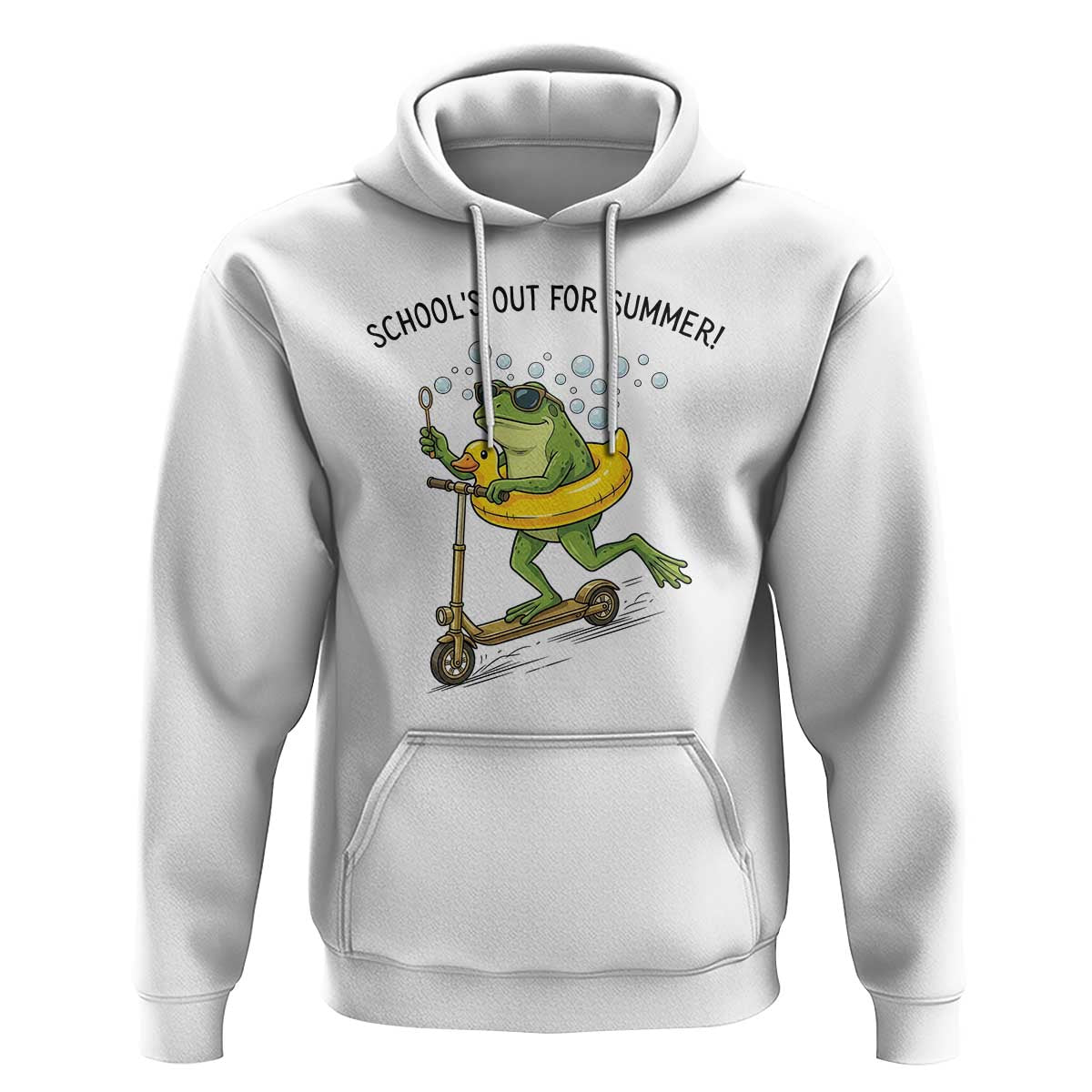 School's Out For Summer Hoodie Funny Frog Last Day of School Teacher