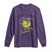 School's Out For Summer Long Sleeve Shirt Funny Frog Last Day of School Teacher