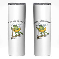 School's Out For Summer Skinny Tumbler Funny Frog Last Day of School Teacher
