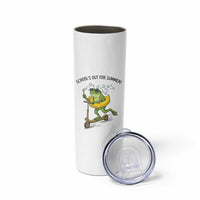 School's Out For Summer Skinny Tumbler Funny Frog Last Day of School Teacher