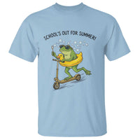 School's Out For Summer T Shirt Funny Frog Last Day of School Teacher