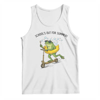 School's Out For Summer Tank Top Funny Frog Last Day of School Teacher