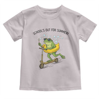 School's Out For Summer Toddler T Shirt Funny Frog Last Day of School Teacher