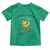 School's Out For Summer Toddler T Shirt Funny Frog Last Day of School Teacher