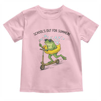 School's Out For Summer Toddler T Shirt Funny Frog Last Day of School Teacher