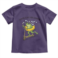 School's Out For Summer Toddler T Shirt Funny Frog Last Day of School Teacher