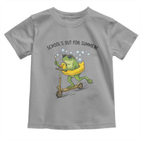 School's Out For Summer Toddler T Shirt Funny Frog Last Day of School Teacher