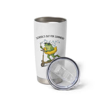 School's Out For Summer Tumbler Cup Funny Frog Last Day of School Teacher