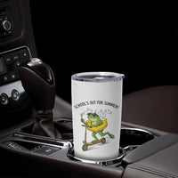 School's Out For Summer Tumbler Cup Funny Frog Last Day of School Teacher