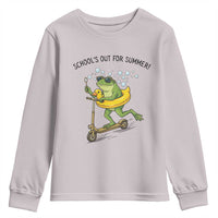 School's Out For Summer Youth Sweatshirt Funny Frog Last Day of School Teacher