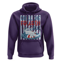 Chill The Fourth Out Hoodie Funny Alligator 4th Of July