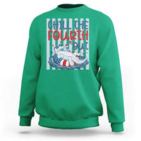 Chill The Fourth Out Sweatshirt Funny Alligator 4th Of July