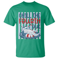 Chill The Fourth Out T Shirt Funny Alligator 4th Of July