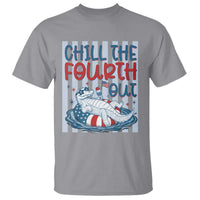 Chill The Fourth Out T Shirt Funny Alligator 4th Of July